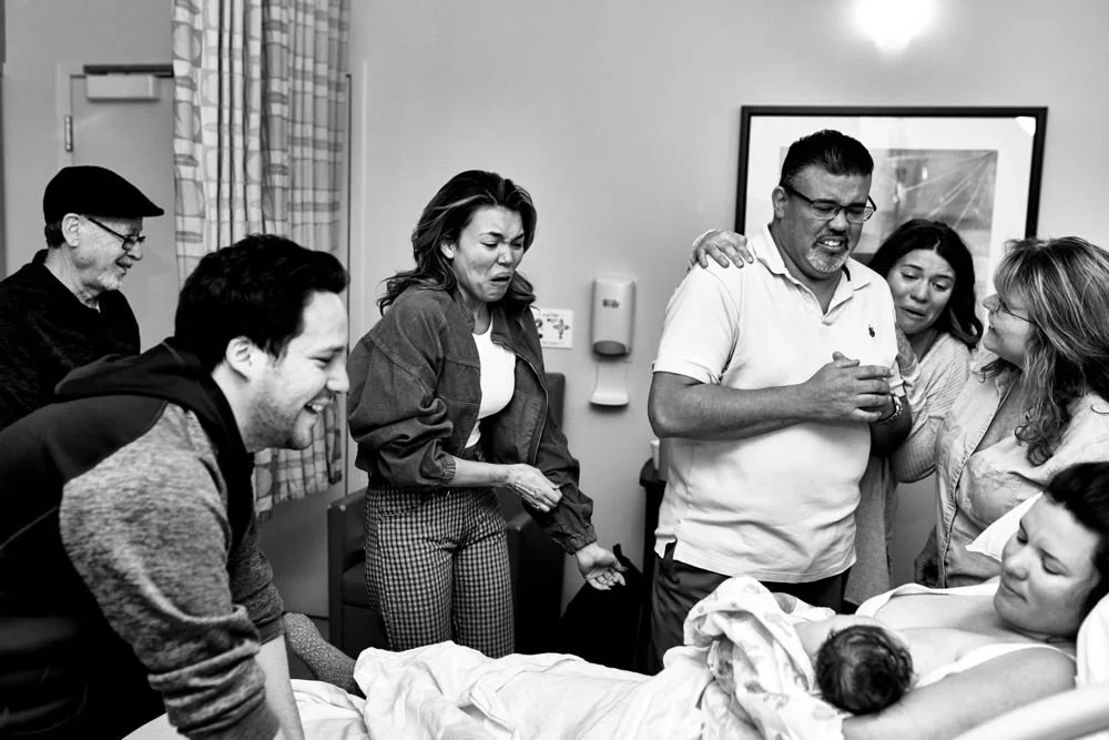 Birth photography in Austin, Texas by Breeanna Rose Photography. Birth story photograph.