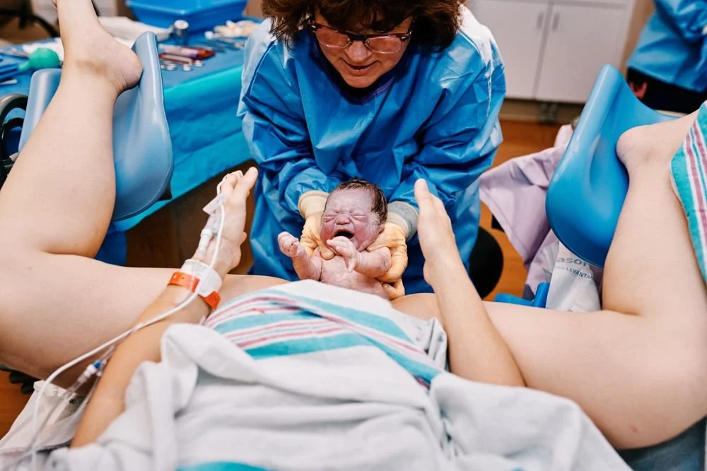 Birth photography in Austin, Texas by Breeanna Rose Photography. Birth story photograph.