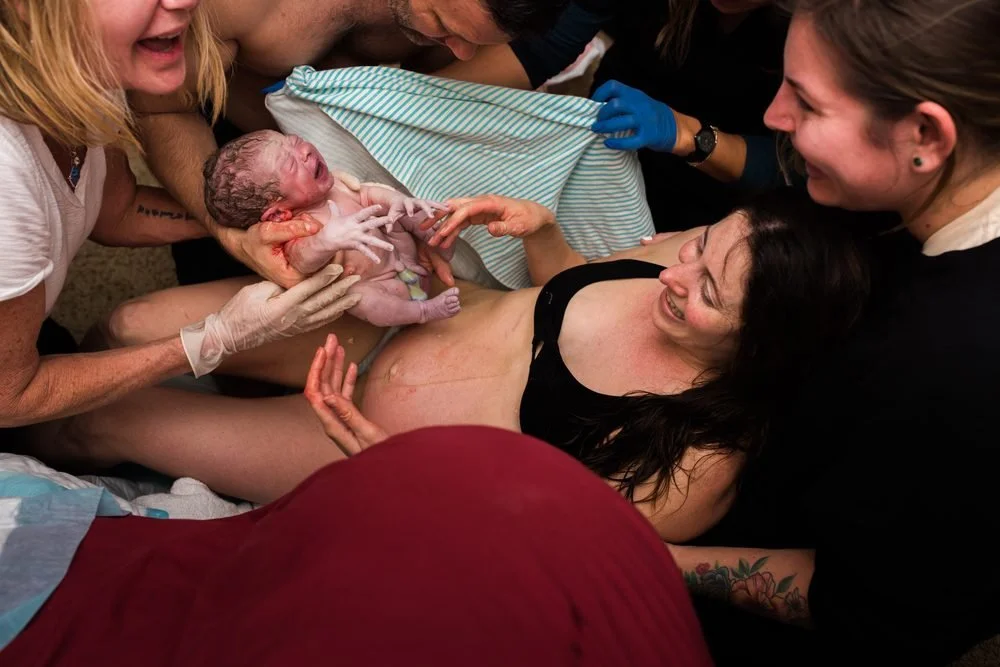 Birth photography in Austin, Texas by Breeanna Rose Photography. Birth photograph from Bree's own favorites.