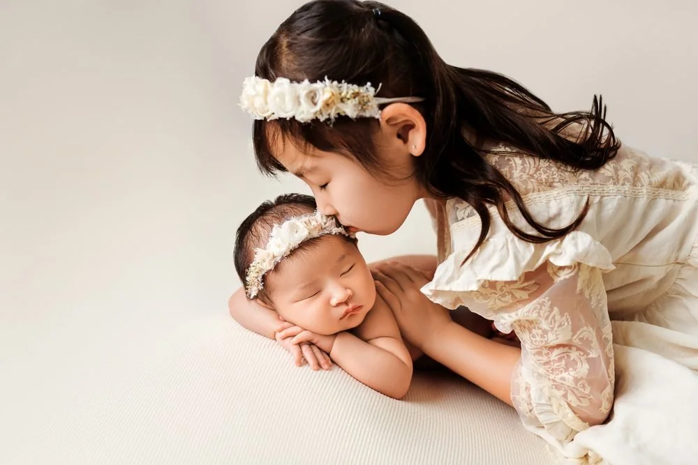 Newborn photography in Austin, Texas by Breeanna Rose Photography. Newborn portrait.
