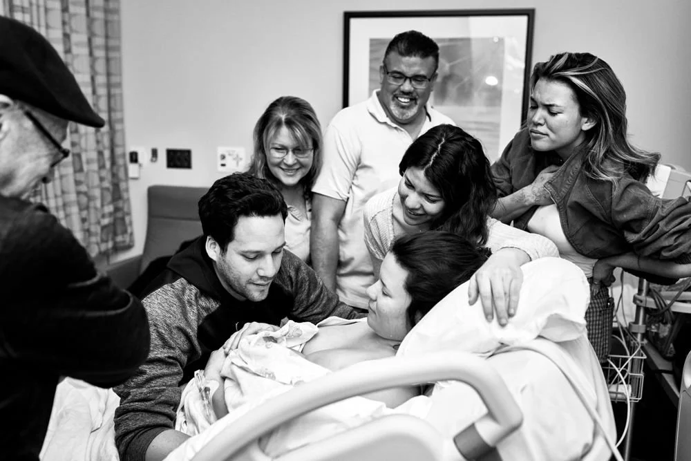 Birth photography in Austin, Texas by Breeanna Rose Photography. Birth story photograph.