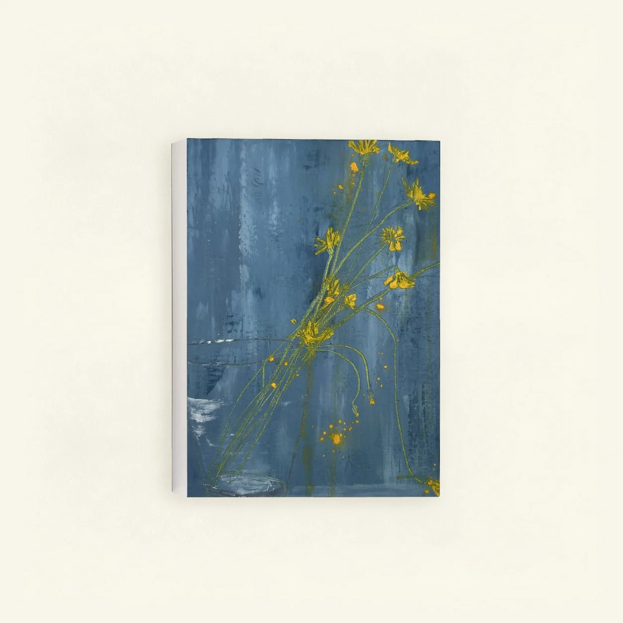 Hypochaeris radicata study II-portrait-cradled-panel.jpg