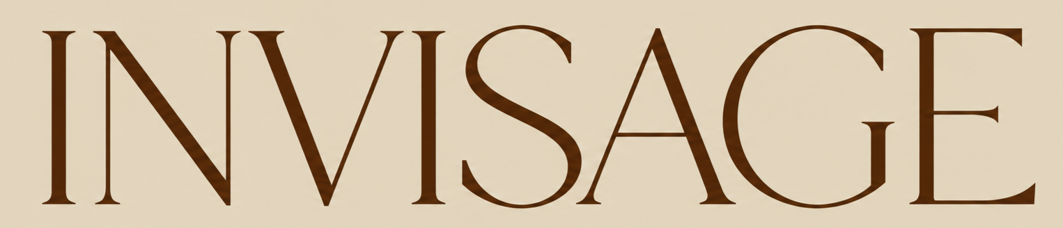 The word INVSACE in large brown letters on a beige background.