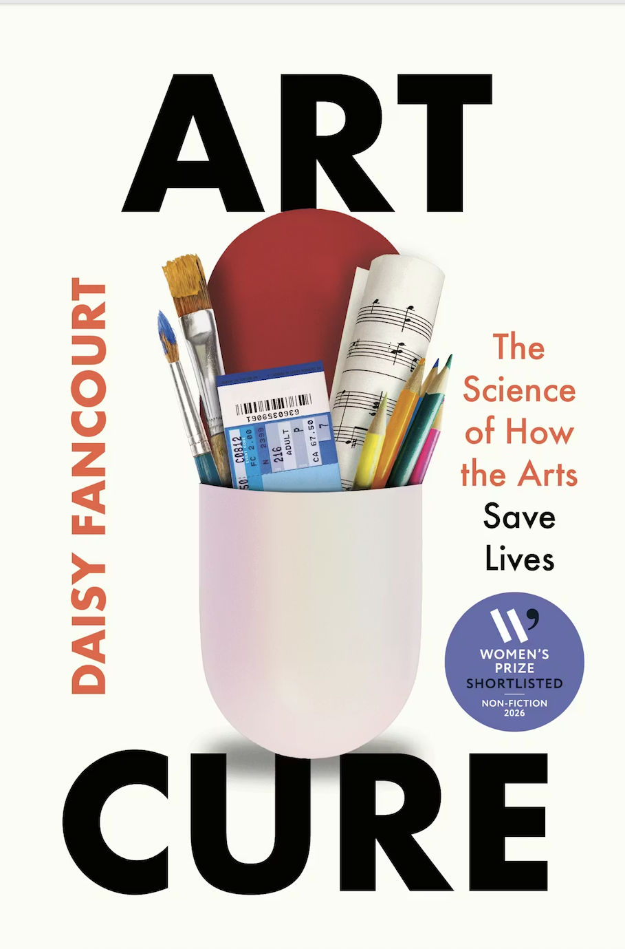 Cover of Art Cure book by Dr. Daisy Fancourt