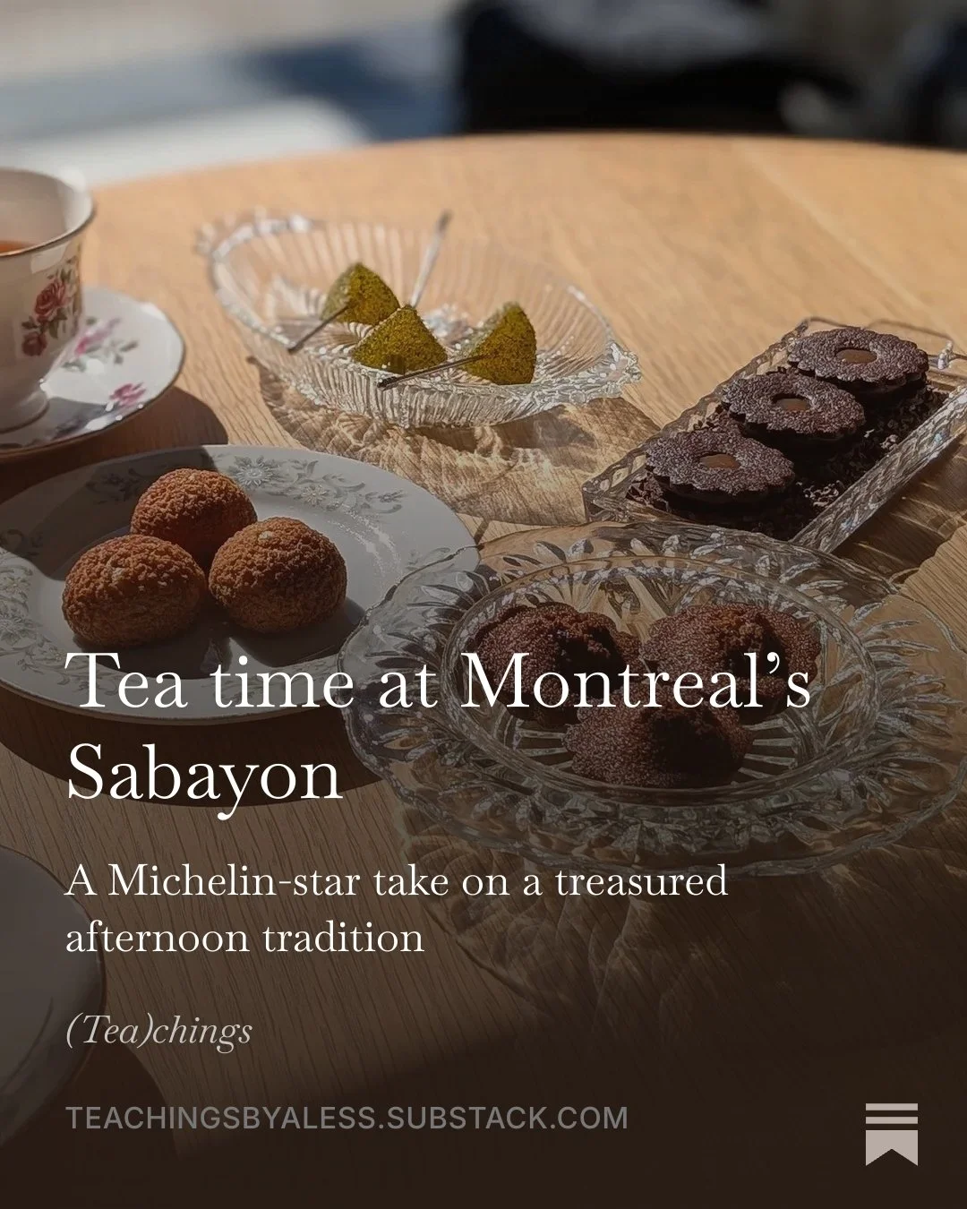 Tea Time at Montreal’s Sabayon