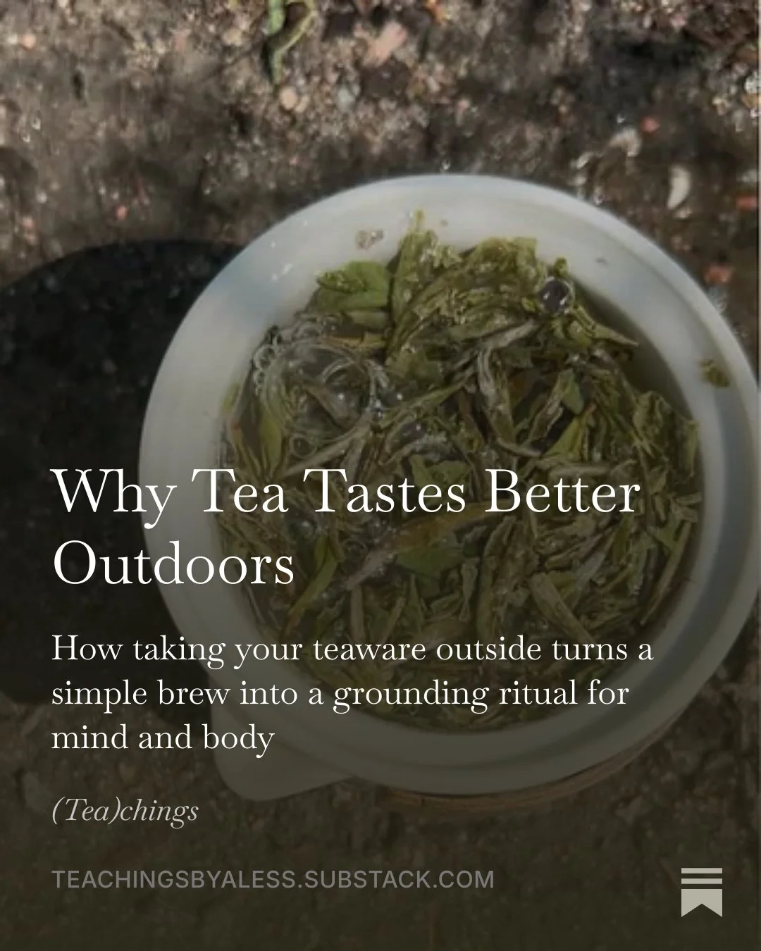 Why Tea Tastes Better Outside