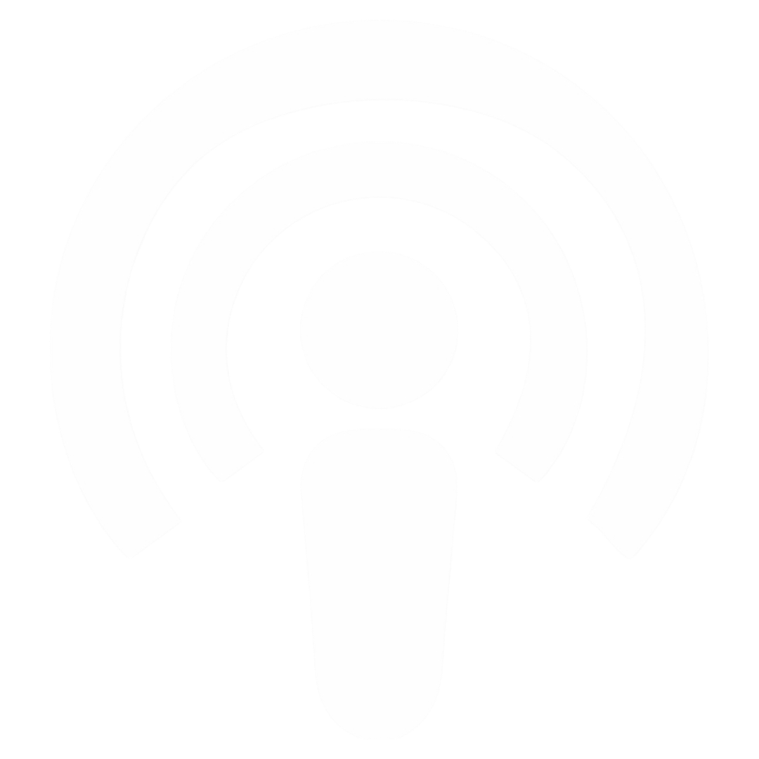 Wi-Fi signal icon with circular waves and a central dot on a black background.