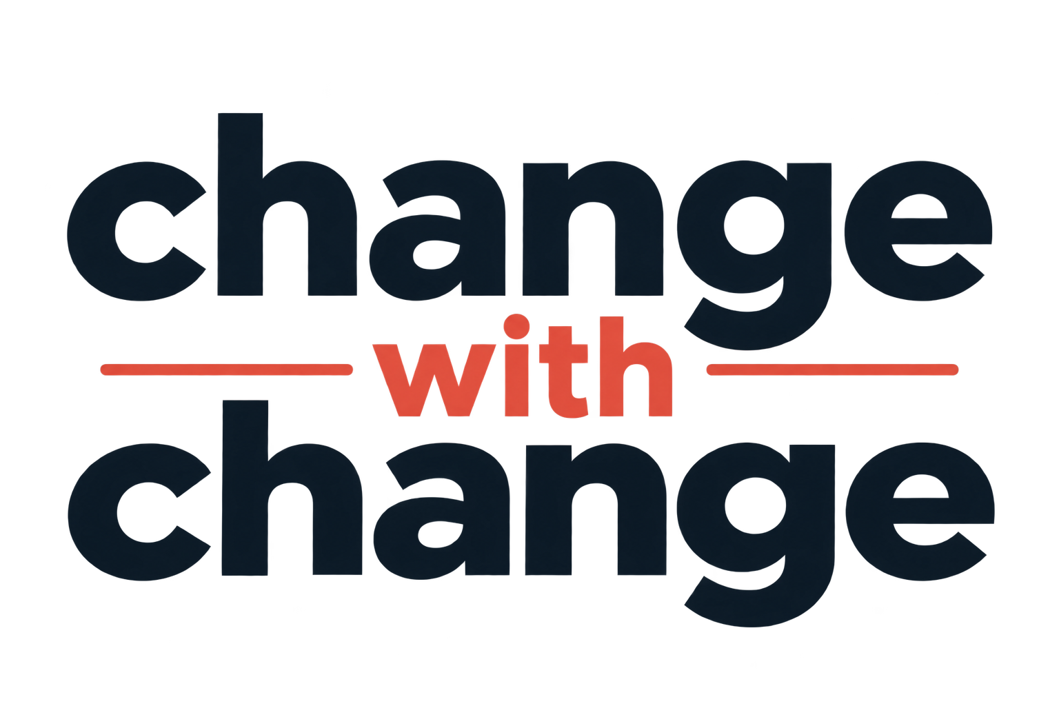 Neon sign with the words "challenge with" in glowing red-orange text against a dark background.