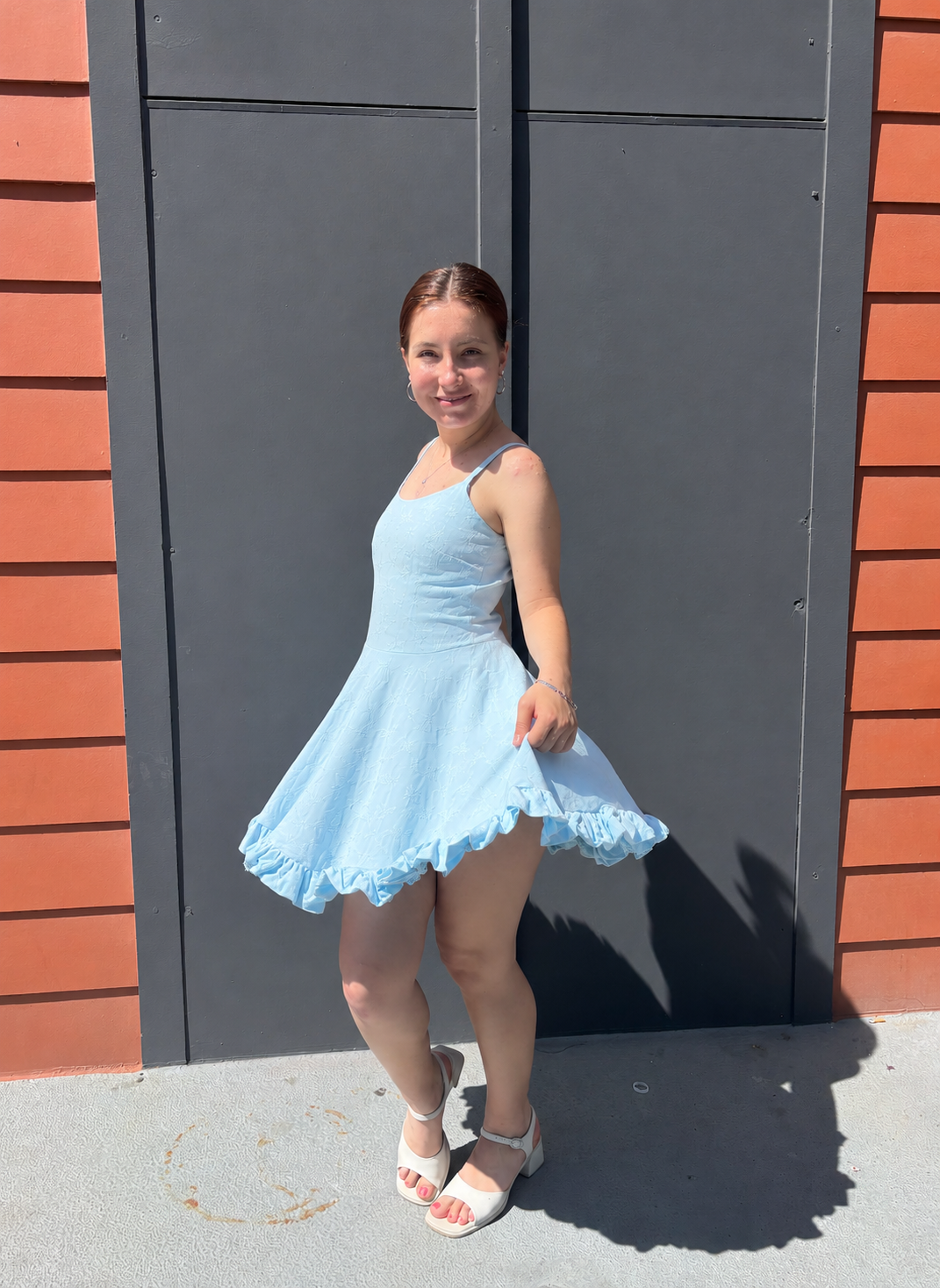 Blue Pattern Dress