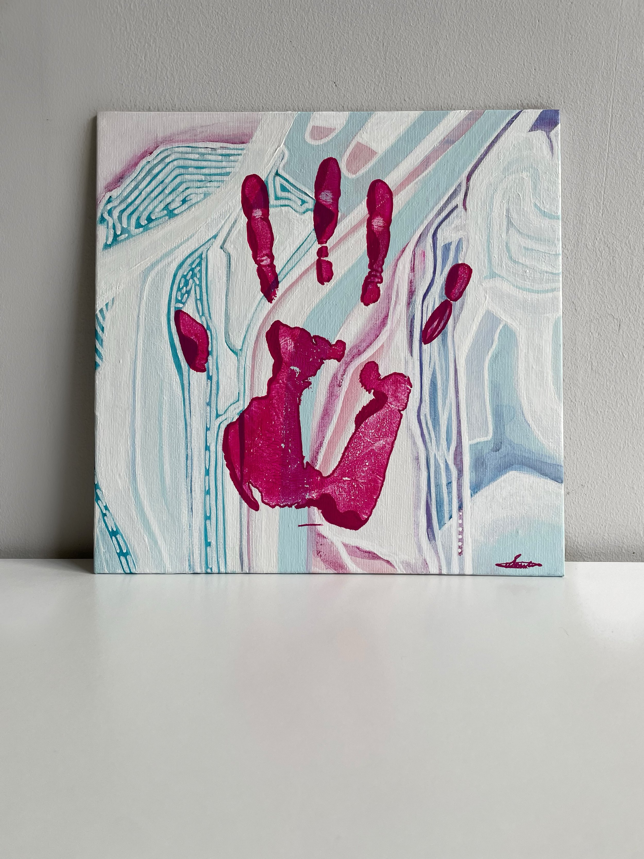 Orignal Painting &ldquo;STAMP OF APPROVAL&rdquo; is finally finished!! 

Will be live on the website Friday 12pm GMT

 ✨🔥