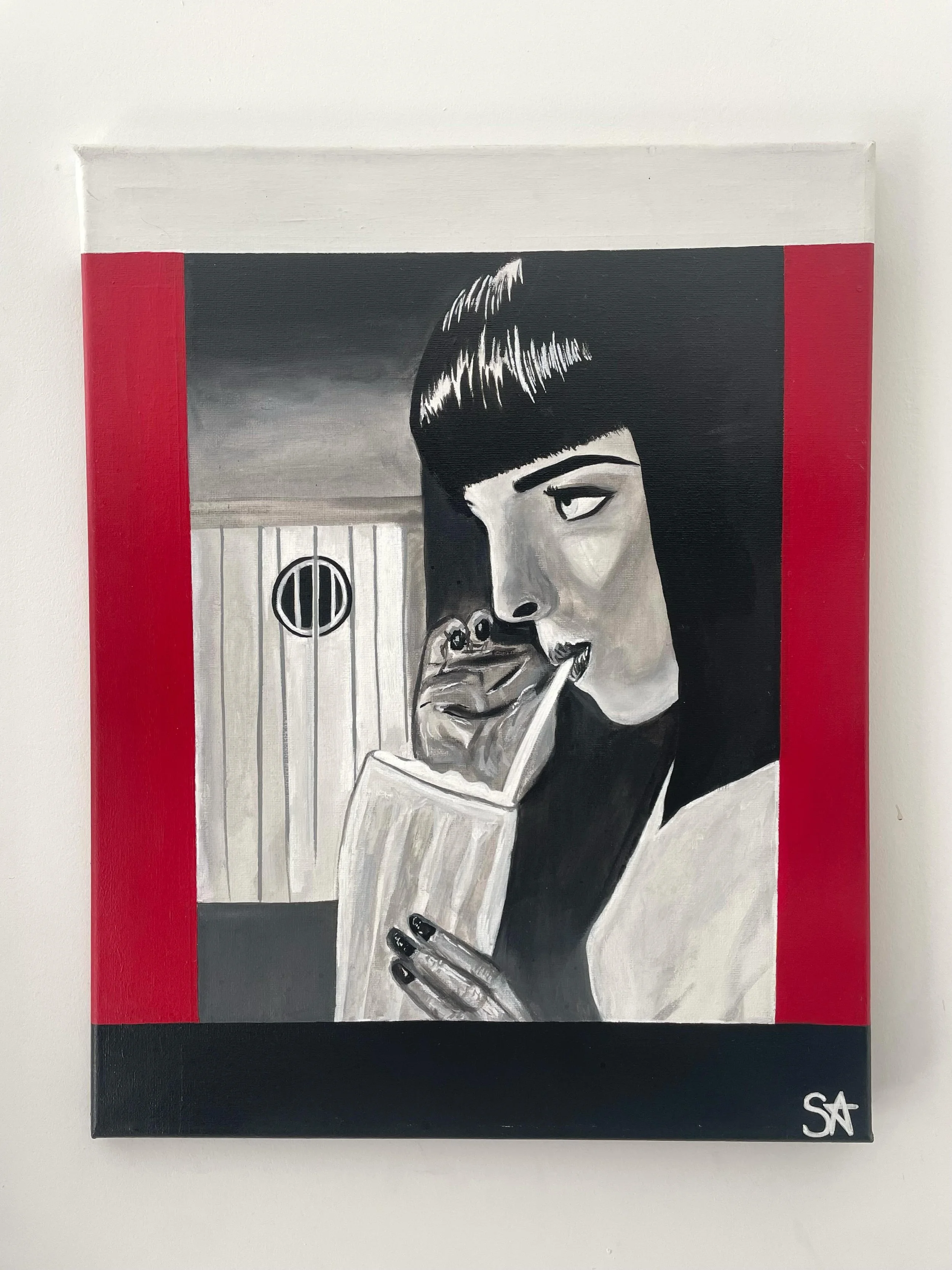 For the Tarantino fans! ❤️&zwj;🔥🖤 

Mia Wallace in Pulp Fiction ✨