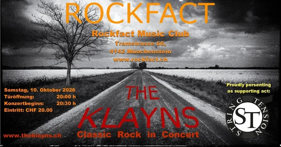 THE KLAYNS & Support live im Rockfact Music Club