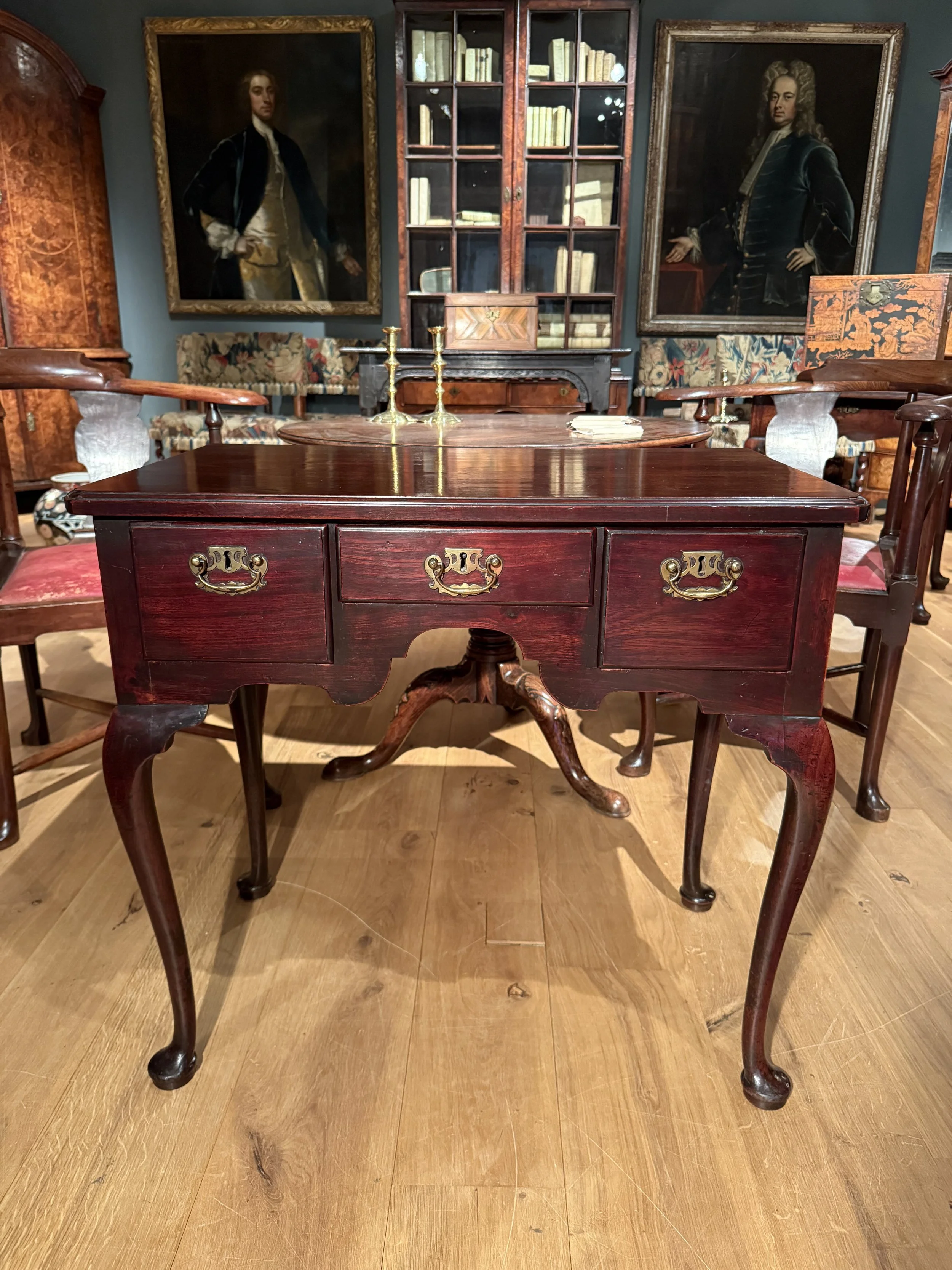 A George II mahogany lowboy circa 1740