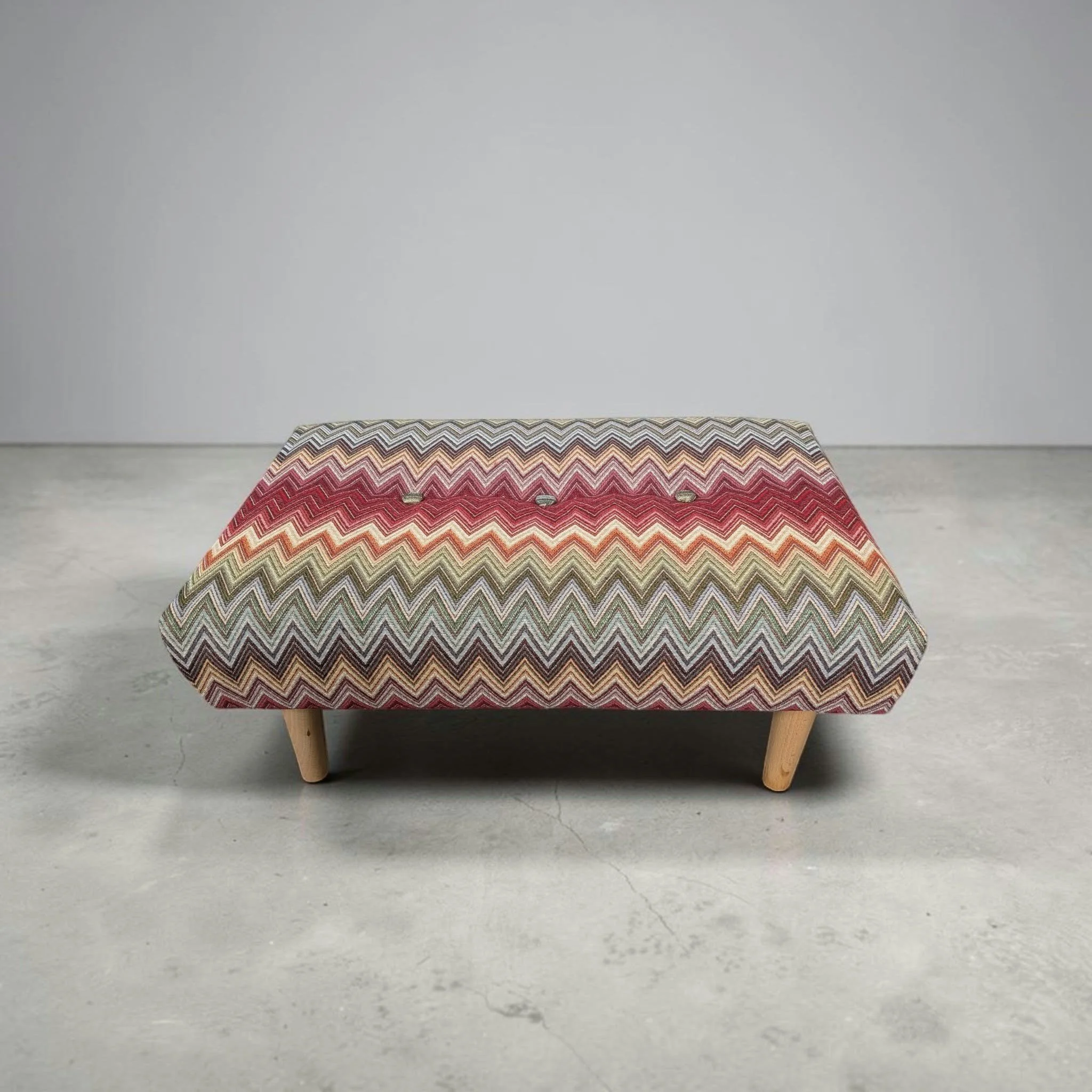 Zigzag Footstool