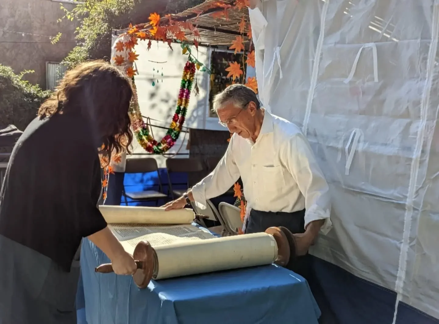 We're celebrating this weekend! It's the moment for one the most beautiful, timeless Jewish rituals: concluding the Torah and beginning again anew. This cycle has kept us going for generations, and this commitment to reading and rereading and reading