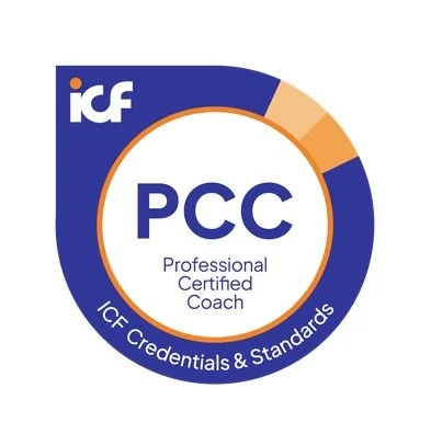 ICF PCC logo for Professional Certified Coach credentials and standards.
