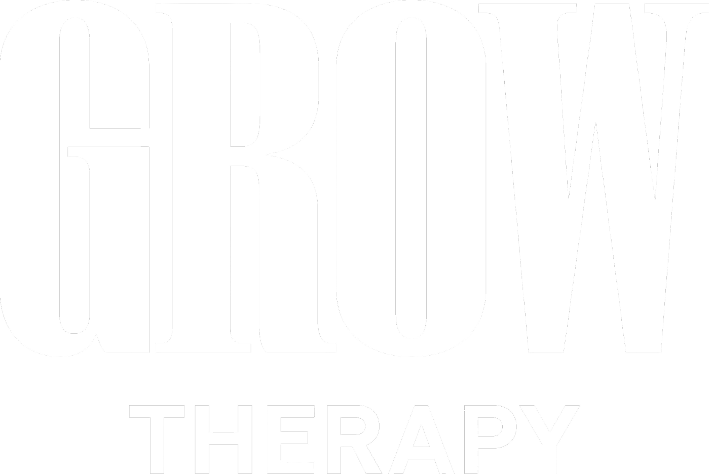 Black and white logo with large stylized text reading "HBRW" and smaller text below reading "THERAPY".