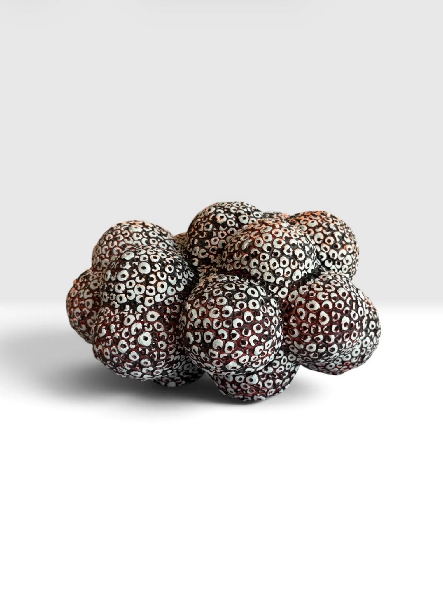 Biomorphic (accreted), 2026 volcanic stone, stone dust, resin and pigment approx. 8 x 10 x 11 in
