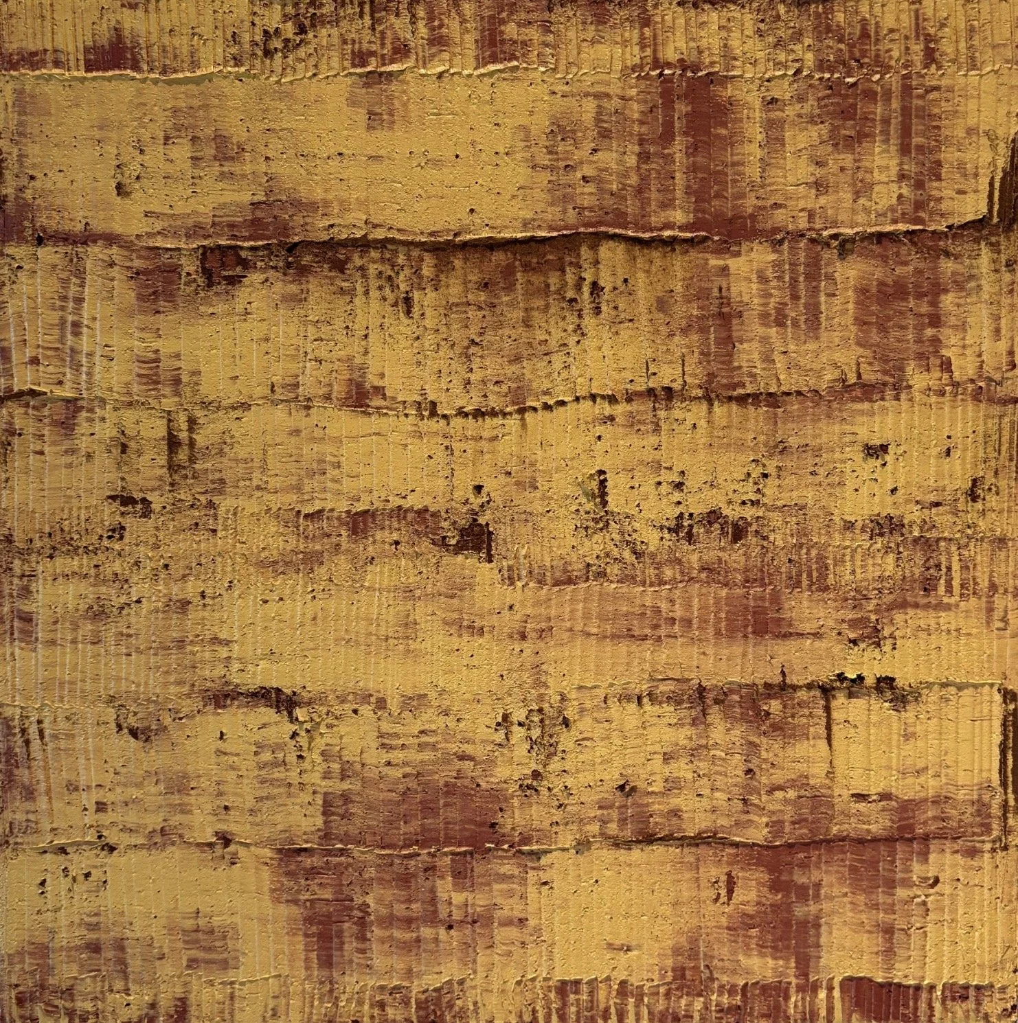 Sediment # 2 (Verdigris), 2026 oil and volcanic stone dust on canvas over wood panel 24 x 24 x 1 1/2 in