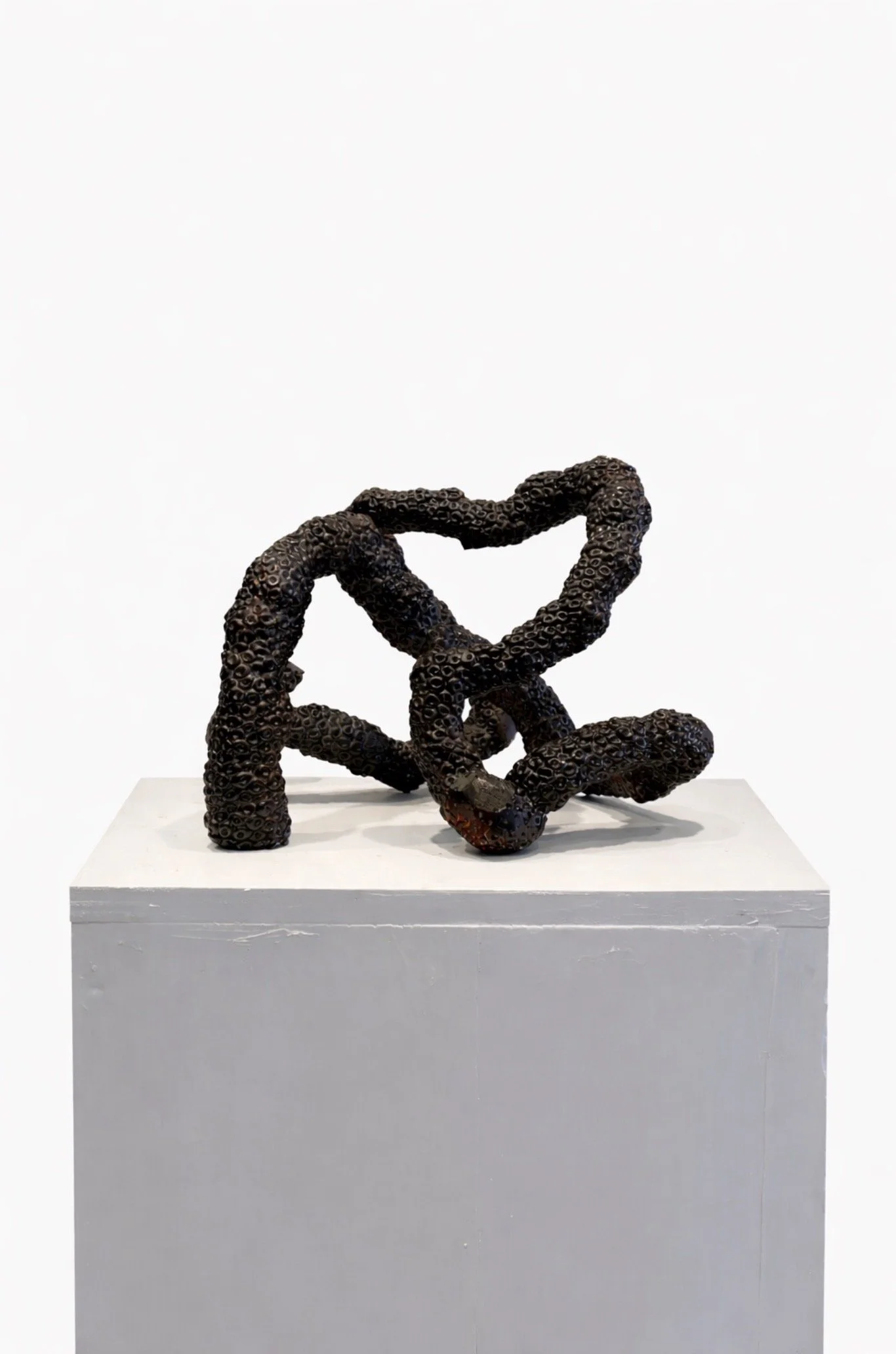 Biomorphic (branch), 2025 recycled wire, stone dust, resin and pigment approx. 9 x 10 x 12 in