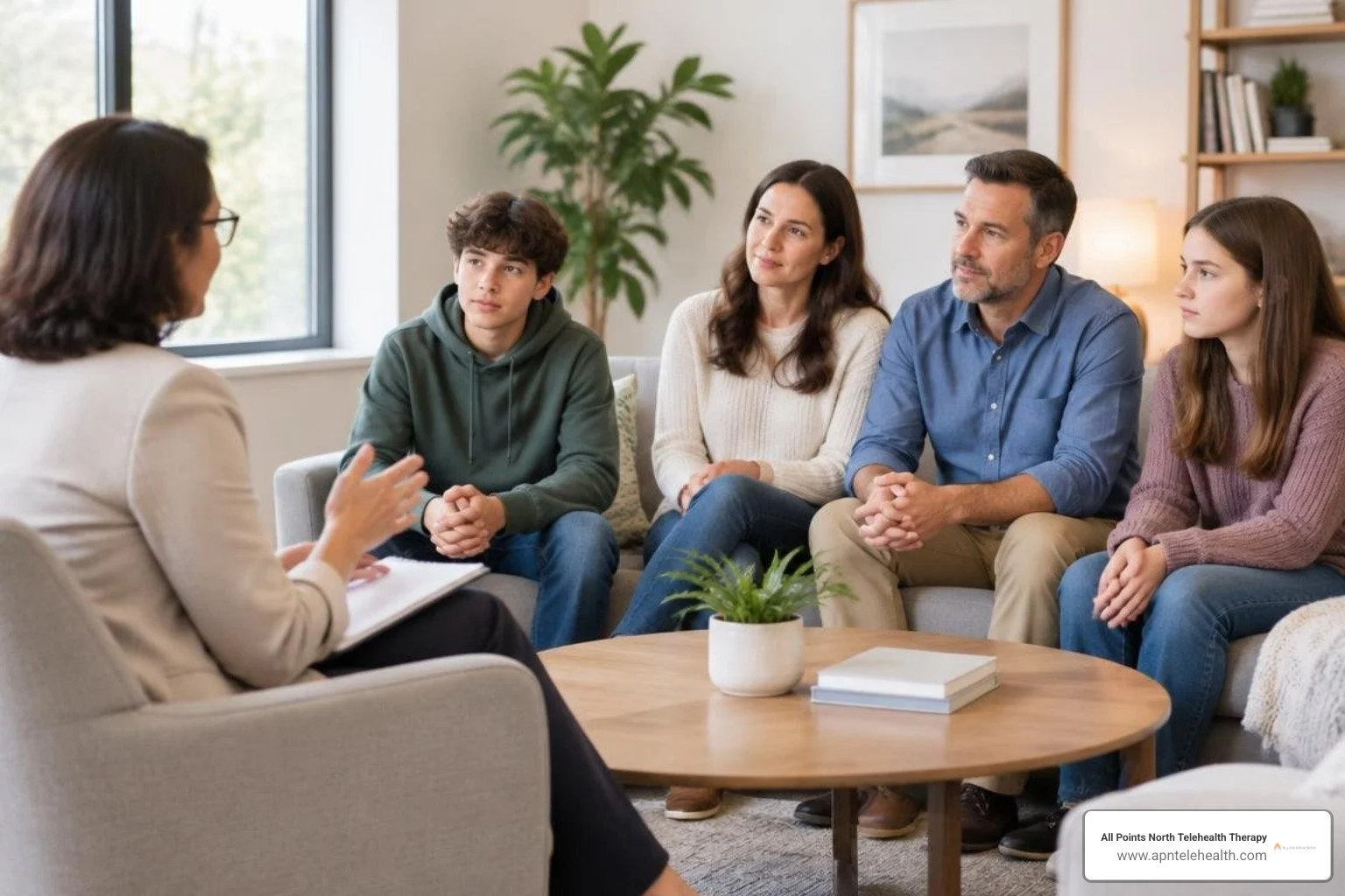 Log Off and Reconnect Using Family-Based Digital Therapy