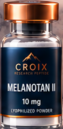 Bottle of Melatonin II 10 mg Lyophilized Powder by Croix Research Pharmac.