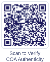 A QR code for verifying COA authenticity