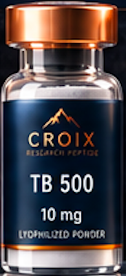 Bottle of Croix TB 500 10 mg lyophilized powder