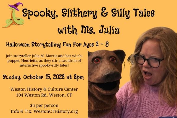 Spooky, Slithery and Silly Tales with Ms. Julia - Halloween Storytelling Fun!