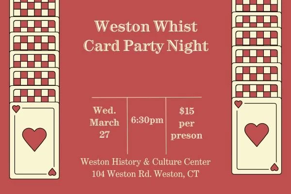Weston Whist Card Party Night