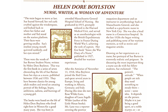 Weston History Bites: Helen Boylston