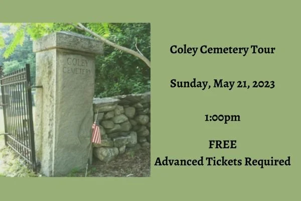 Coley Cemetery Tour - SOLD OUT