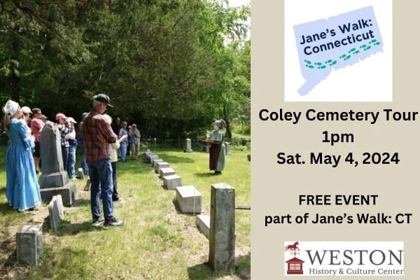 Exploring the Coley Cemetery - Part of Jane's Walk Connecticut