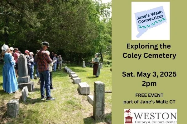Exploring the Coley Cemetery - Part of Jane's Walk Connecticut