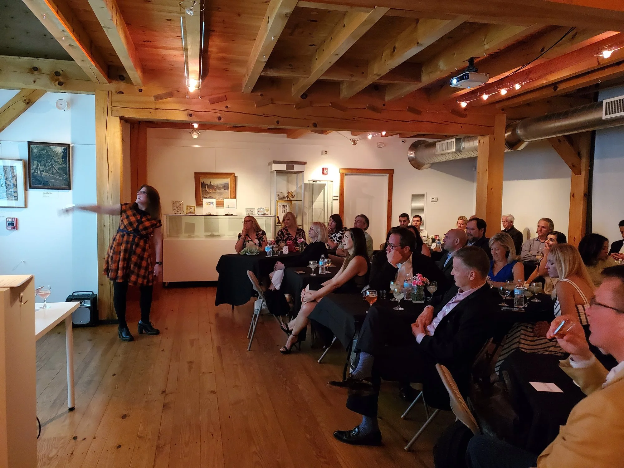 Cocktail tasting, 2022: an evening in the barn gallery