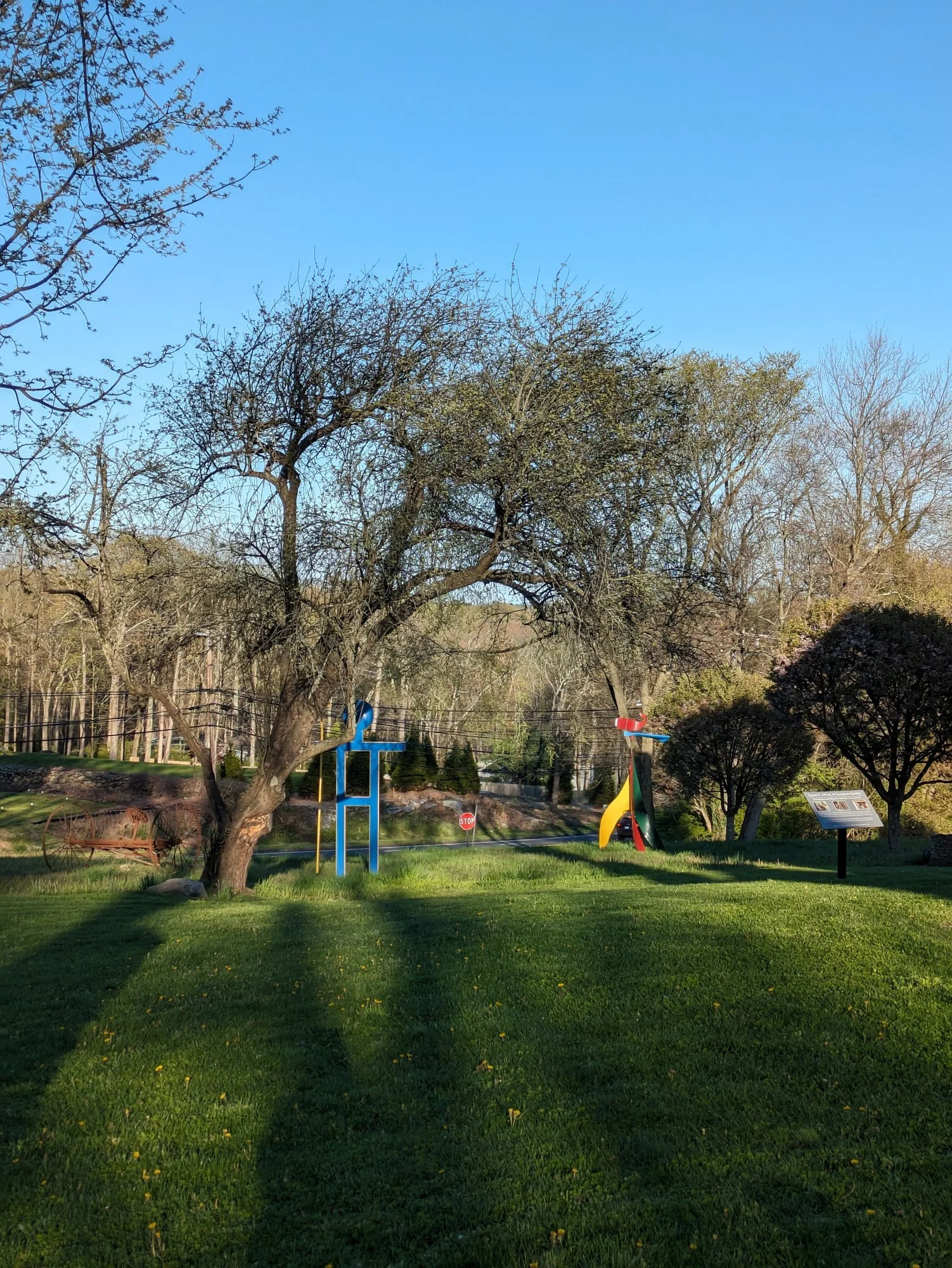 The sculpture garden in spring, 2024