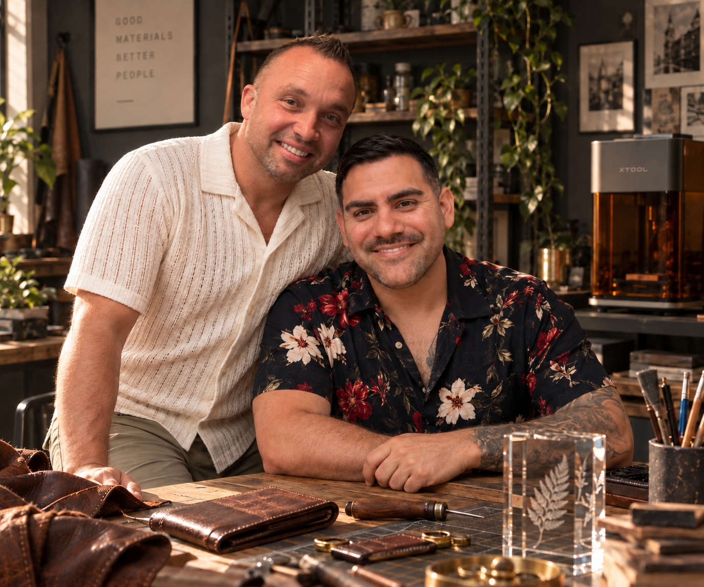 David and Derek, Founders of Escape Design Collective