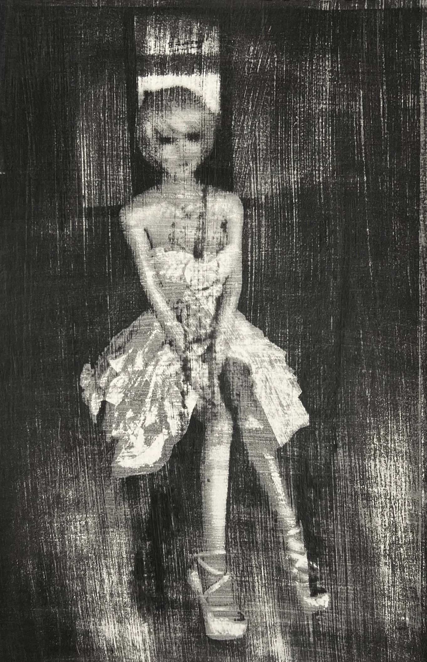 Sophie N., 2024. Gum bichromate on watercolor paper, 12 in. x 18in.
