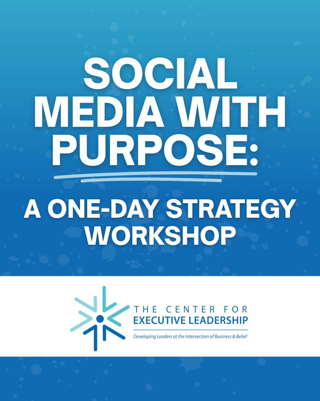 Nov. 5 - Social Media with Purpose: A One-Day Strategy Workshop