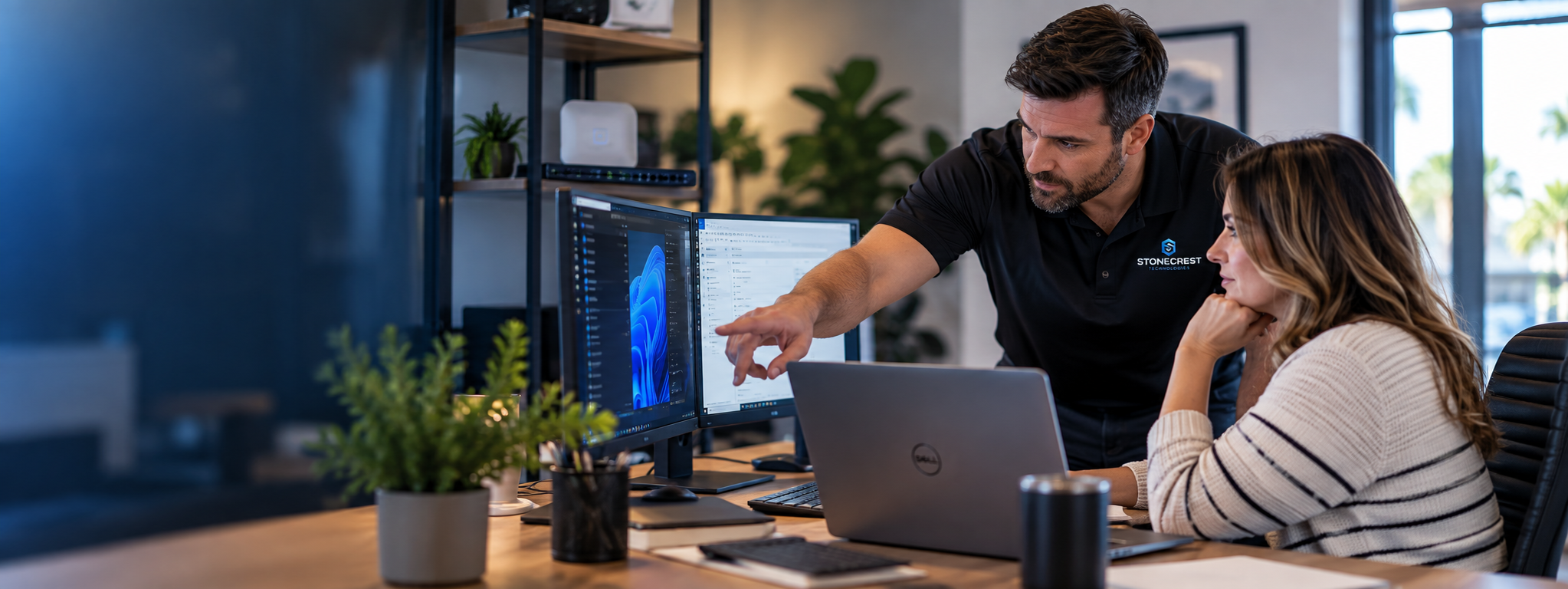 IT support for business computers and workstations