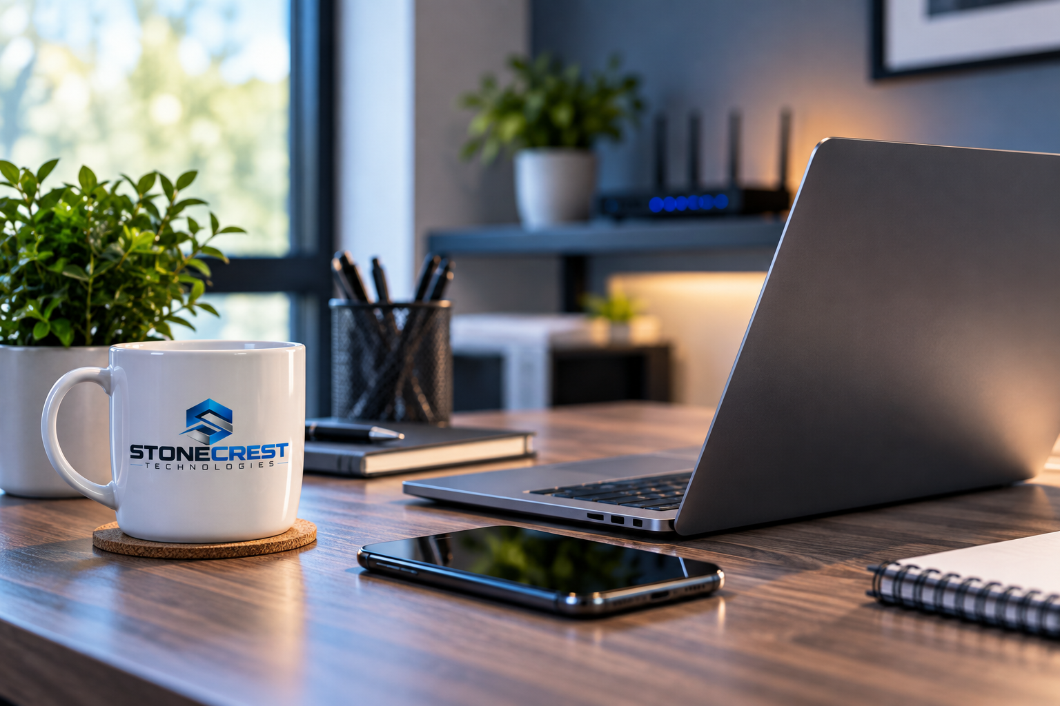Stonecrest Technologies IT support workspace