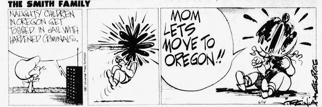 Naughty children in Oregon get tossed in jail with hardened criminals