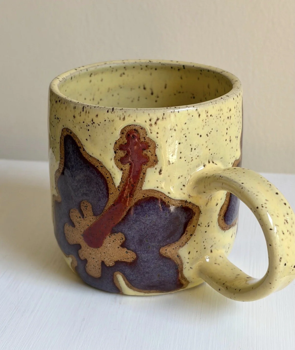 Banana Hibiscus Mug