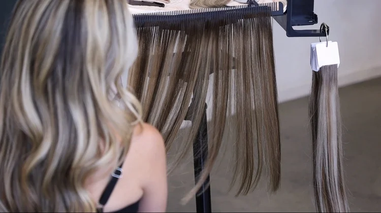 Hair extensions by Cindy Stirling in San Diego