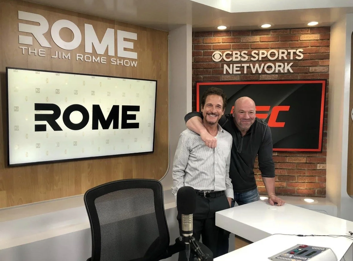 Jim Rome and Dana White