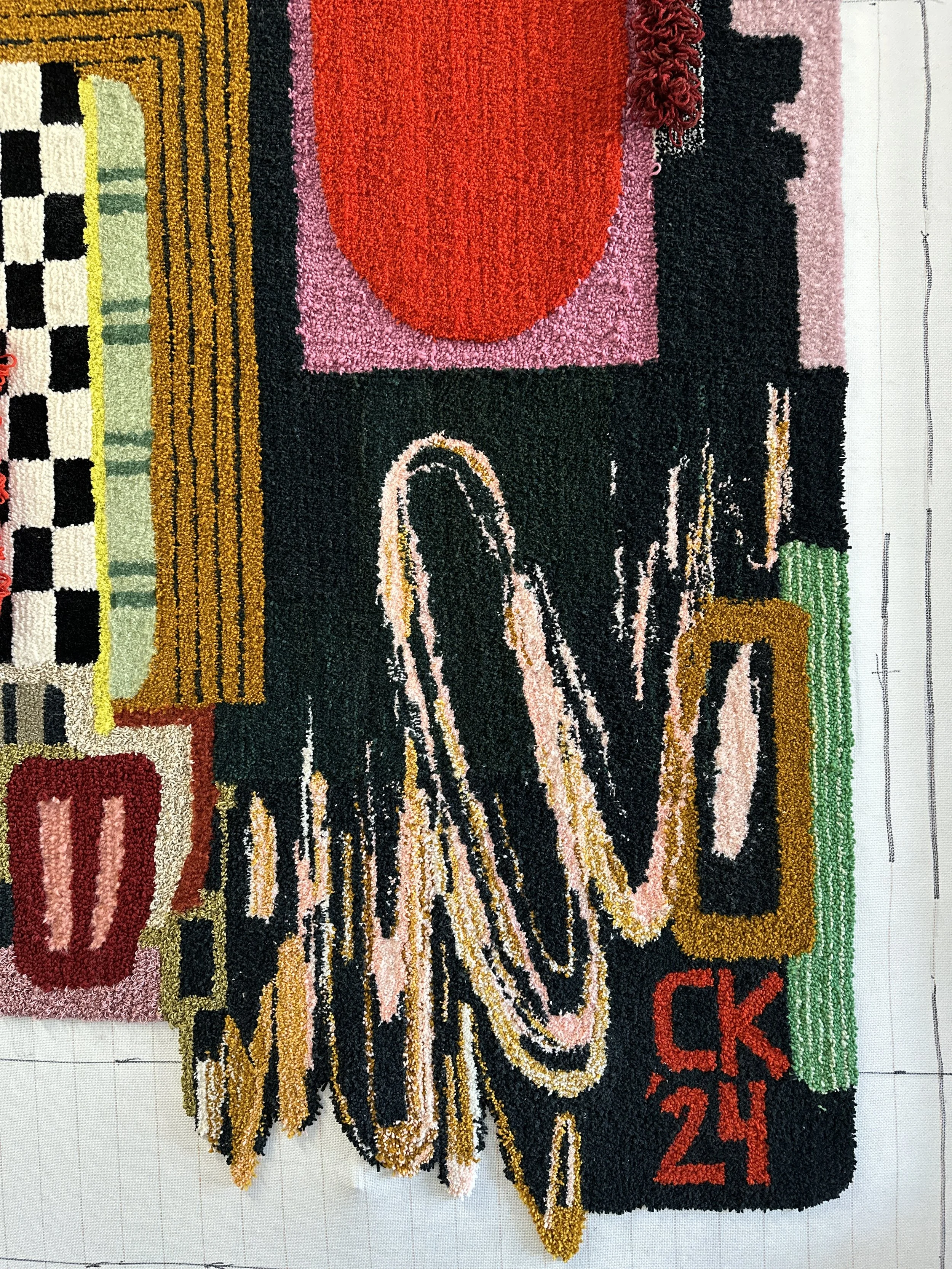 Work in Progress on the frame loom