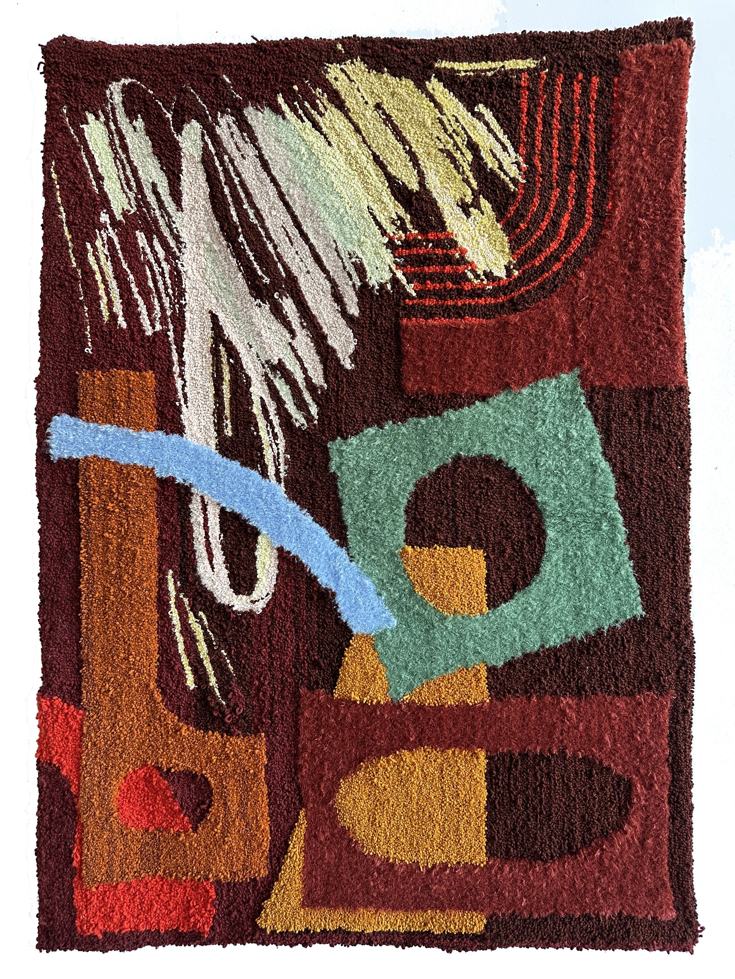 Untitled
36 x 51 in
Wool, cotton, mohair, misc. collected fiber
2024