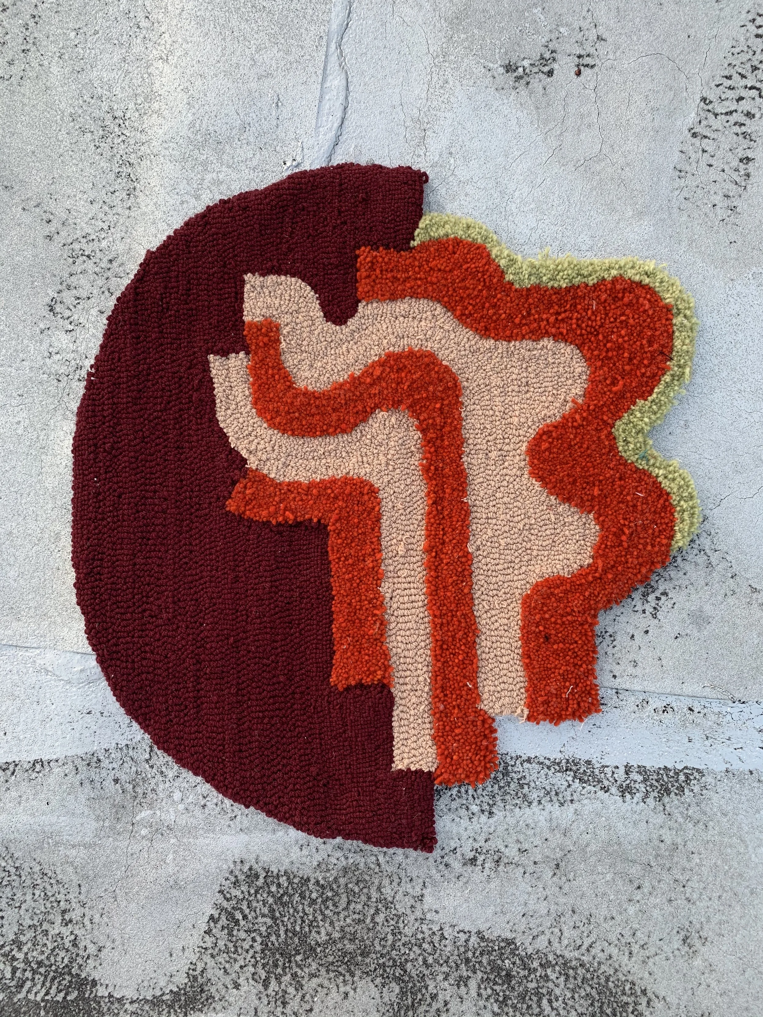 What You Think Vs. What You Feel
2 x 3 ft
Wool, cotton, mohair, misc. collected fiber
2020