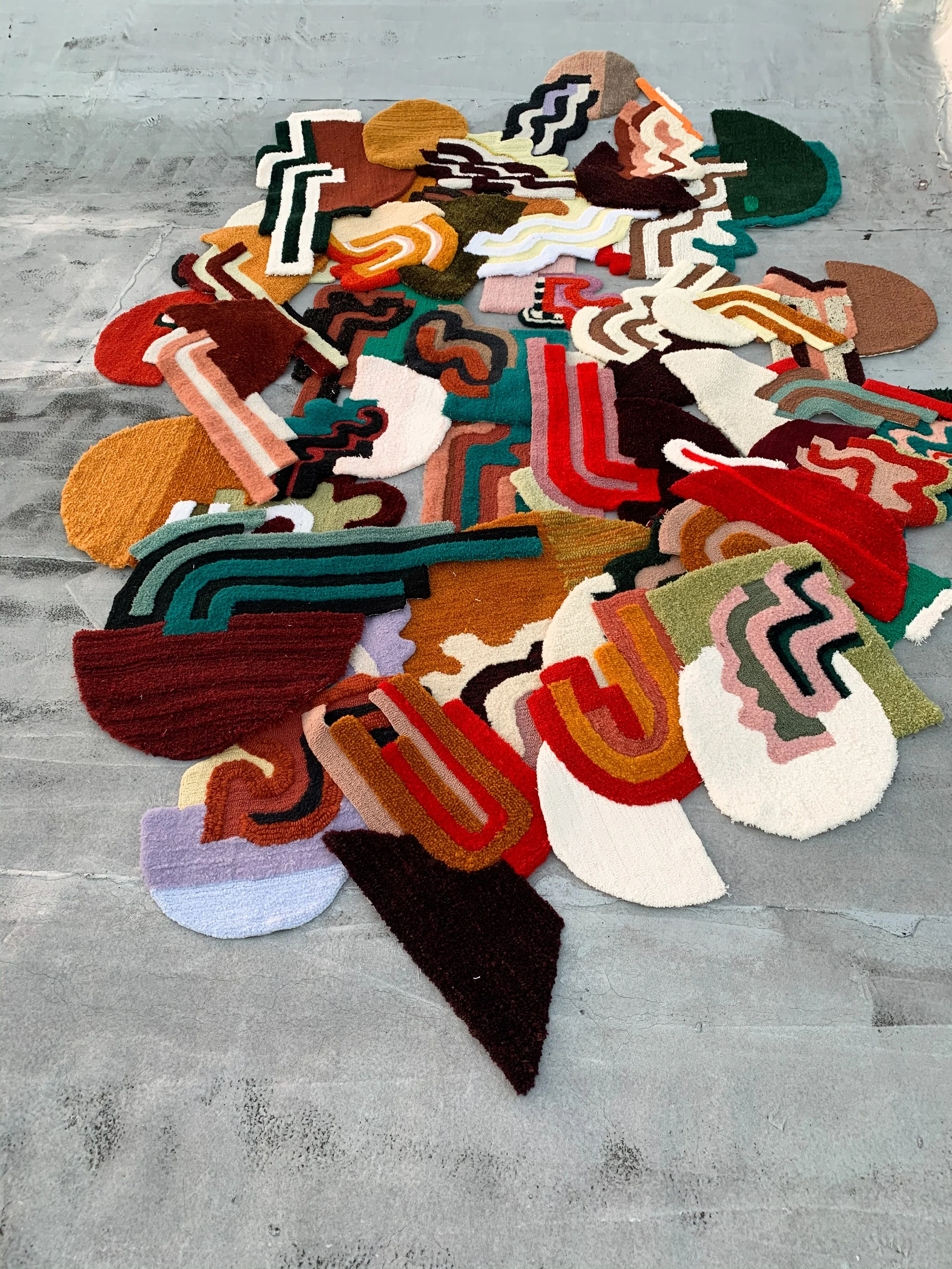 What You Think Vs. What You Feel
Approx. 14 x 24 ft installation
Wool, cotton, mohair, misc. collected fiber
2020