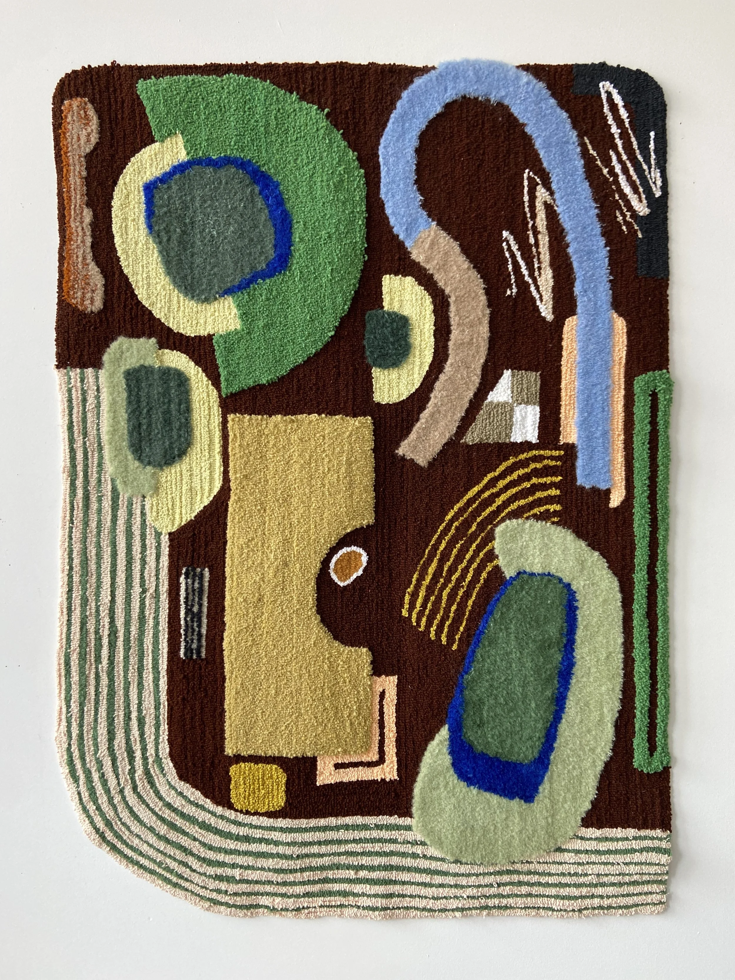 Mooring the Boat
42 x 58 in
Wool, cotton, mohair, misc. collected fiber
2023